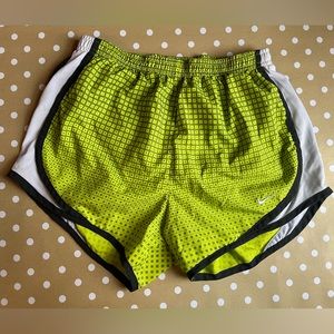 Neon yellow/green Nike shorts